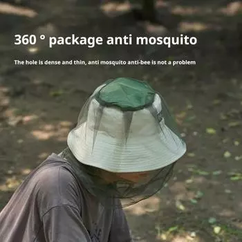 Сетка для головы на открытом воздухе, дышащая, мелкая сетка, защита от летающих животных, эластичная, для мужчин и женщин, для рыбалки, походов, кемпинга, скалолазания, сетка для лица, чехол для головы армия зеленый