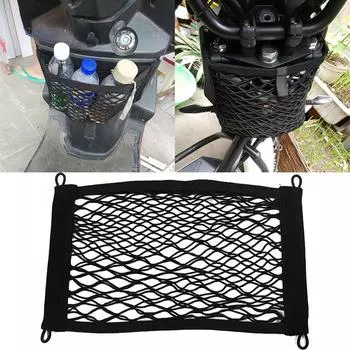 Сетка для хранения багажа Крючок для сумки Аксессуары для мотоциклов 35x20cm