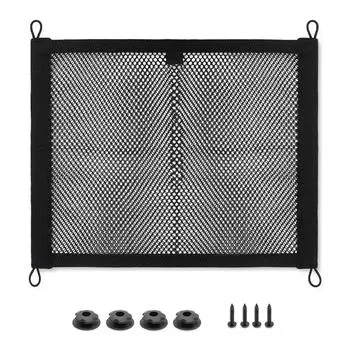 Сетка для хранения задней части багажника автомобиля, эластичная сетка, волшебная наклейка, сетчатая сумка для хранения, внутренний органайзер, сети, аксессуары