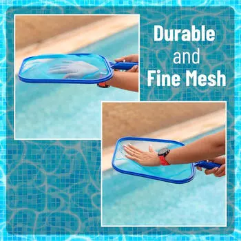 Сетка для очистки бассейна от листьев, грабли, сетка для скиммера, сменный инструмент для обслуживания, многофункциональный для фонтанов