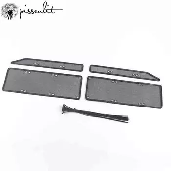 Сетка для передней решетки автомобиля из нержавеющей стали для защиты от насекомых, вставная сетка для Toyota Corolla 2019 2020 2024, аксессуары чёрный