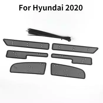Сетка для передней решетки из нержавеющей стали, защитная сетка от насекомых, накладка для Hyundai Sonata 2020, сетка от насекомых, аксессуары