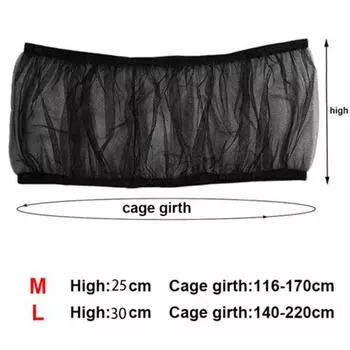 Сетка для птичьей клетки, чехол для юбки, пылезащитная сетка для птичьей клетки, сетка для попугаев, аксессуары для домашних животных, воздушная сетка для попугаев, сетка для птичьей клетки L зелёный