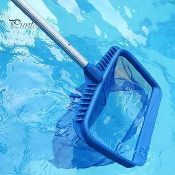 Сетка для скиммера для бассейна Ультратонкая сетчатая конструкция Усиленная рама Простая установка Инструмент для очистки скиммера для листьев бассейна синий