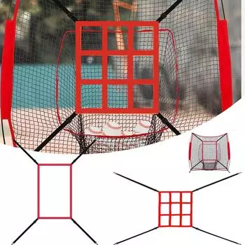 Сетка для тренировки бейсбола Портативная сетка для отбивания мяча Сетка для отбивания мяча Сетка для отбивания мяча Тренировочные приспособления для отбивания мяча