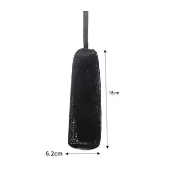 Сетка для вспенивания Очищающее средство для лица Сетчатый мешочек Пенообразователь Шампунь Сетка для пены Подарки Мешочки для вспенивания мыла чёрный