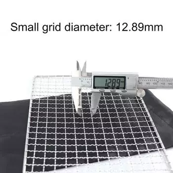 Сетка для выпечки из углеродистой стали, переносная сетка для гриля для барбекю, коврик для выпечки, нескользящая решетка для гриля для кемпинга, пикника CHINA