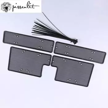 Сетка для защиты от насекомых из нержавеющей стали, передние гоночные решетки, вставная сетка, аксессуары для укладки для Toyota RAV4 Rav 4 2019-2024 чёрный