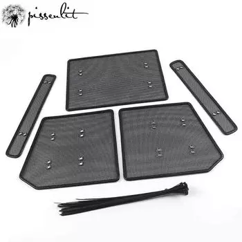 Сетка для защиты от насекомых из нержавеющей стали, передняя решетка радиатора, сетка для Toyota Land Cruiser Prado 150 2014 2015 2016 2017 Аксессуары чёрный