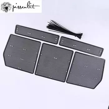 Сетка для защиты от насекомых из нержавеющей стали для Toyota Land Cruiser Prado 150 2010 2011 2012 2013 Передняя решетка сетка крышка чёрный