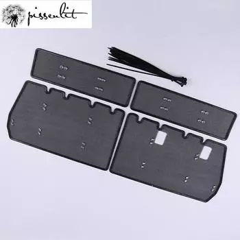 Сетка для защиты от насекомых из нержавеющей стали для Toyota Land Cruiser Prado 150 2018 2019 Передняя решетка Аксессуары чёрный