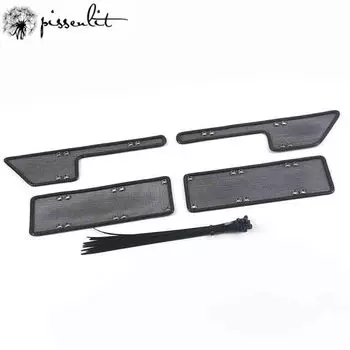 Сетка для защиты от насекомых на передней решетке, вставная сетка из нержавеющей стали, накладки на крышку для Honda VEZEL 2019, автомобильные аксессуары чёрный