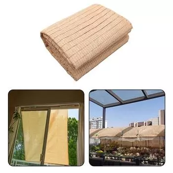 Сетка для затенения террасы на открытом воздухе HDPE бежевая сетка для растений навес от солнца для сада солнцезащитный экран тент ткань