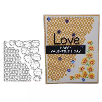 Сетка граница Металлические штампы Скрапбукинг Альбом Бумажные карты Декоративные ремесла Тиснение высечки