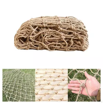 Сетка из пеньковой веревки, безопасная для детей, декоративный фон, растущая джутовая шпагатная решетка, поддержка растений 12 cm Mesh
