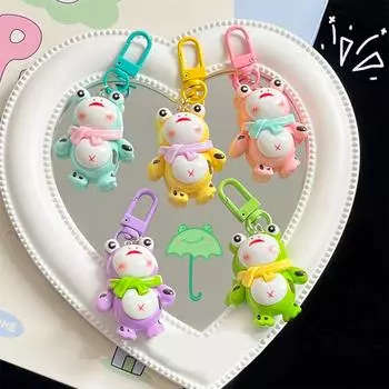 Сетка Красная Лягушка Подвеска Лягушка Продажа Детский Брелок Девочка Милая Сумка Брелок Прыщ Автомобильный Брелок Подвеска Брелок зелёный