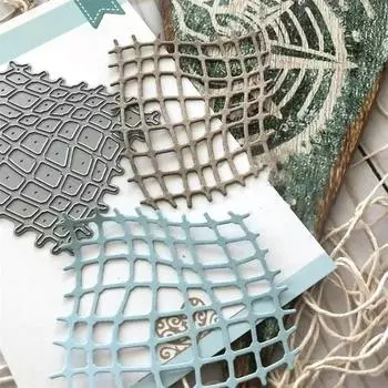 Сетка металлические режущие штампы для DIY Скрапбукинг альбом бумажные карты декоративные ремесла тиснение высечки