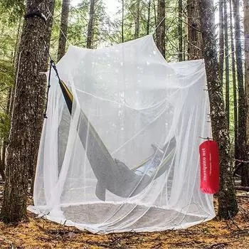 Сетка от москитов с квадратным верхом, гамак для путешествий, удобная палатка для улицы, не боится комаров, складная сетка для хранения