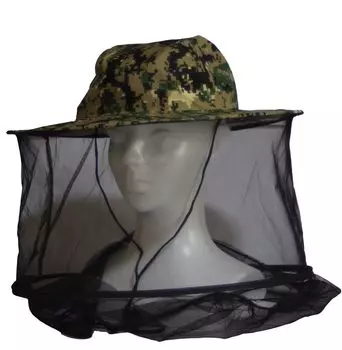 Сетка от насекомых Шляпа с репеллентом от насекомых Уличная защита от насекомых Голова от насекомых УФ Сафари Рыбалка Насекомые Трава Садоводство Защитная