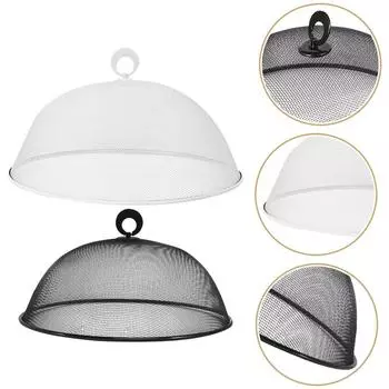 Сетка Пищевая Палатка Купол Крышка для Овощей Защитная Пылезащитная Круглая из Нержавеющей Стали