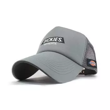 Сетка Подарок Бесплатно [Dickies] Кепка, Кепка, Мужская, Женская, АУТЕНТИЧНАЯ, Популярная, Трендовая, Для активного отдыха, Прогулки, Бренд, Весна, Лето, Осень, Зима, Подарок, серый