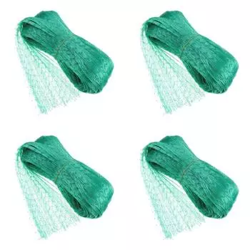 - Сетка против птиц, полевая защита от вредителей, садовые безопасные сетки (4х10м)