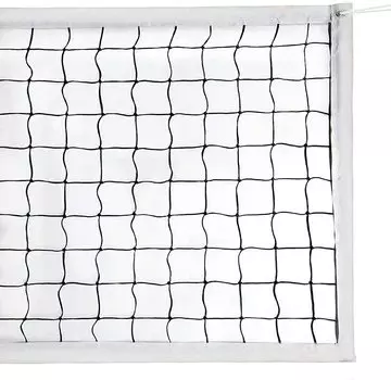 Сетка волейбольная Стандартный размер для международных матчей Поставляется с чехлом для хранения Простая установка 9,5x1м чёрный