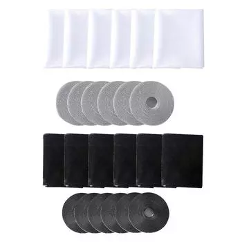 Сетки для окон, самоклеящиеся сетки от комаров для гостиной, столовой 1.3x1.5M чёрный