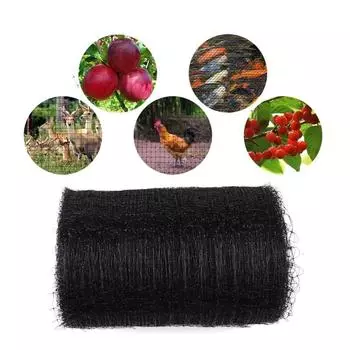 Сетки для защиты от птиц от оленей и птиц, многоцелевые сетки для ограждения пруда, против кошек и собак, садовых ограждений и овощей 7.5x15m-2.5x2.5cm mesh