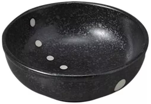 Setomono Honpo Set of 5 Small Bowls, Black Dots, 3.5 Balls, 4.2 x 1.6 inches (10.6 x 4 cm), Restaurant, Ryokan, Japanese Tableware, Restaurant, Commer