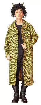 Setsubun Косплей Хэллоуин Янки Демон Специальная Атака Одежда Унисекс Желтый Маскарадный Костюм [Прозрачный Камень]