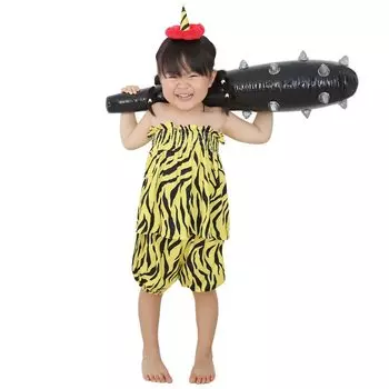 Setsubun Oni Costume Children Kids Cosplay Oni Tube Top Pants Pants Hat Horns Girls Costume Baby Bean Throwing e0209 [LiL Merry]