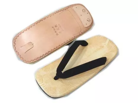 Setta for black thong leather heel studs men, M/L size, sole, (L size)