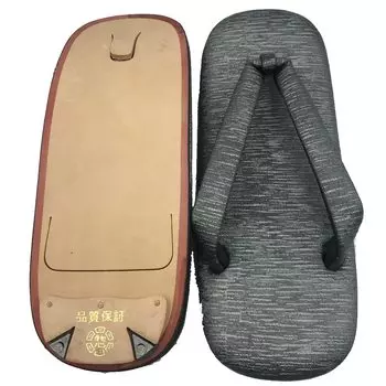 Setta Стильная черная натуральная кожа Эпонж с узором Setta Японский узор Zori Setta Коровья подошва Серая натуральная кожа Zori Cool Setta Painless