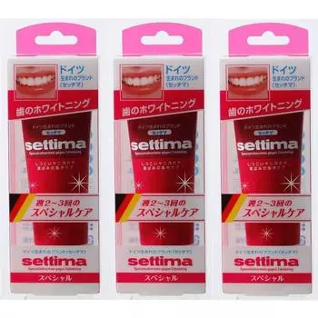 Settima toothpaste special 80g of [Set 3]