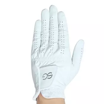 SEV GOLF Гольф для левой руки Гольф гольф [Кожаная рука] (Мужская перчатка) СЭВГ-006-ВХ (Белый/26.0/Мужской) белый