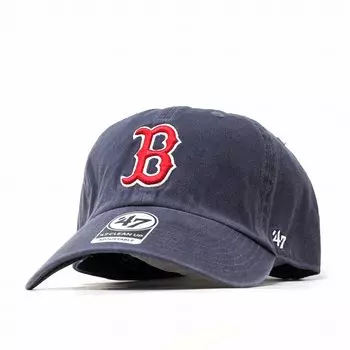 Seven 47brand CAP Cap Cleanup Red Sox Хлопок Свободный размер Винтаж Темно-синий (Сорок Брендов) Весна лето (приблизительно. 55-61см)