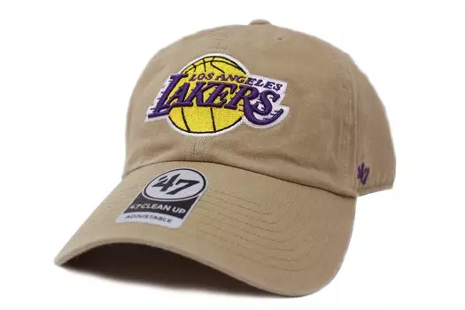 Seven Cap 47 CLEAN UP Los Angeles Lakers ХАКИ [Forty Brand] хаки