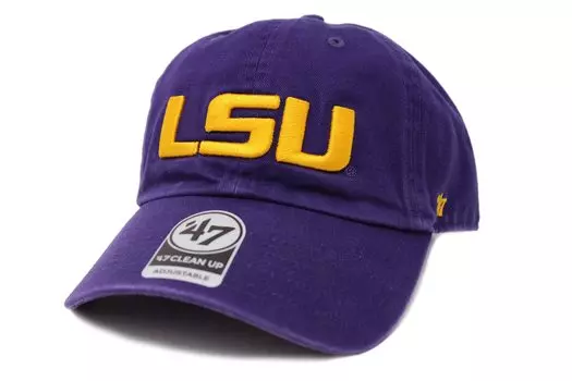 Seven Cap 47 CLEAN UP Университет штата Луизиана LSU Tigers NCAA College ФИОЛЕТОВЫЙ [Forty Brand] фиолетовый