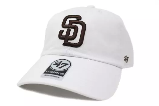 Seven Cap 47 ОЧИСТИТЬ MLB San Diego Padres БЕЛЫЙ [Forty Brand] белый