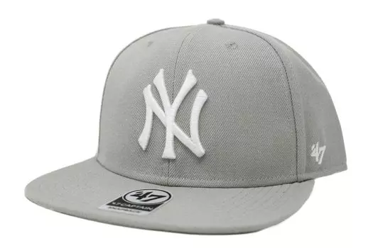 Seven Cap NO SHOT 47 КАПИТАН New York Yankees СЕРЫЙ [Forty Brand] серый
