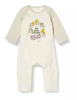 Seven Dwarfs Coverall Open Front Baby Snow White 70cm 80cm 215101619 Beige 70 [Disney] бежевый