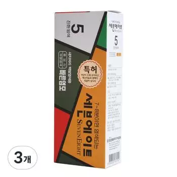 Seven Eight gray hair dye, dark brown, 3 pcs.