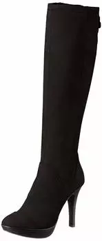 Seven Twelve Thirty 102288A Длинные сапоги для черного 23 см D Женщины, Нубук,