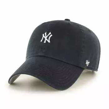 Seven Yankees Base Runner CLEAN UP Yankees Cap Base Runner Clean Up стандартная [Forty Brand] 47 47 Yankees кепка. (Черный, Размер (55см ~ 61см)) чёрный
