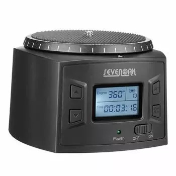 sevenoak Автоматическое вращение панорамной головки Светодиодный экран PRO улучшенная версия Панорамная съемка Time Plus Легкие батарейки типа АА USB-кабель Японский