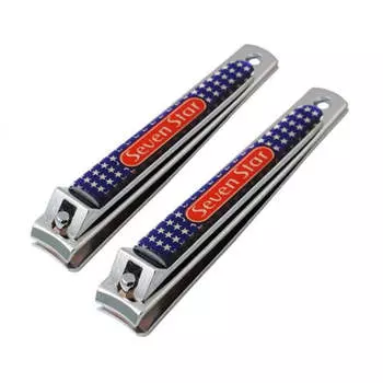 Sevenstar No-mes темно-синие большие кусачки для ногтей, набор из 2 предметов, сделано в Корее