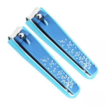 Sevenstar Premium Blue Большие кусачки для ногтей, набор из 2 предметов, сделано в Корее
