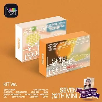 SEVENTEEN - 12-й мини-альбом SEVENTEEN «SPILL THE FEELS» [версия KiT] VER.1 (WHITE)