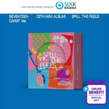 SEVENTEEN 12-й мини-альбом «SPILL THE FEELS» (CARAT ver/+Онлайн-преимущество) POB APPLE- RANDOM 1EA